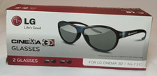 LG 3D Cinema Glasses NEW AG-F310 Pack of 2 NIB