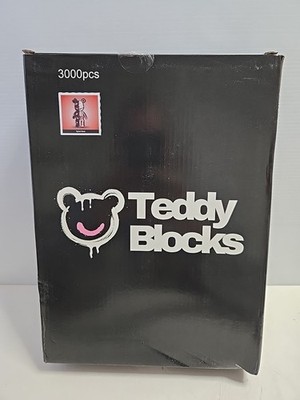 Teddy Blocks Splat Bear Building Set, Decoration Toy 3000 Pieces NEW 