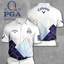 Golf PGA Championship x CALW 3D Polo Shirt Gift for Golfer