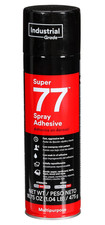 3M Super 77 Multipurpose Permanent Spray Adhesive Glue, Free Shipping, 1 Each