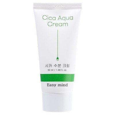 Easy mind Cica Aqua Cream 5OZ Moisturizer Anti Aging Calming Skin K beauty