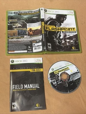 Operation Flashpoint: Dragon Rising (Microsoft Xbox 360, 2009) Complete