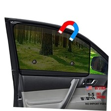 Car Window Shades Magnetic 2pcs Universal Car Window Screen Front Seat 2pcs