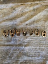 Snap-on 7pc 38 Drive Sae 6-point Flank Drive Flare Nut Crowfoot Set 38-34 Snap-on 7pc 38 Drive Sae 6-point Flank Drive Flare Nut Crowfoot Set 38-34