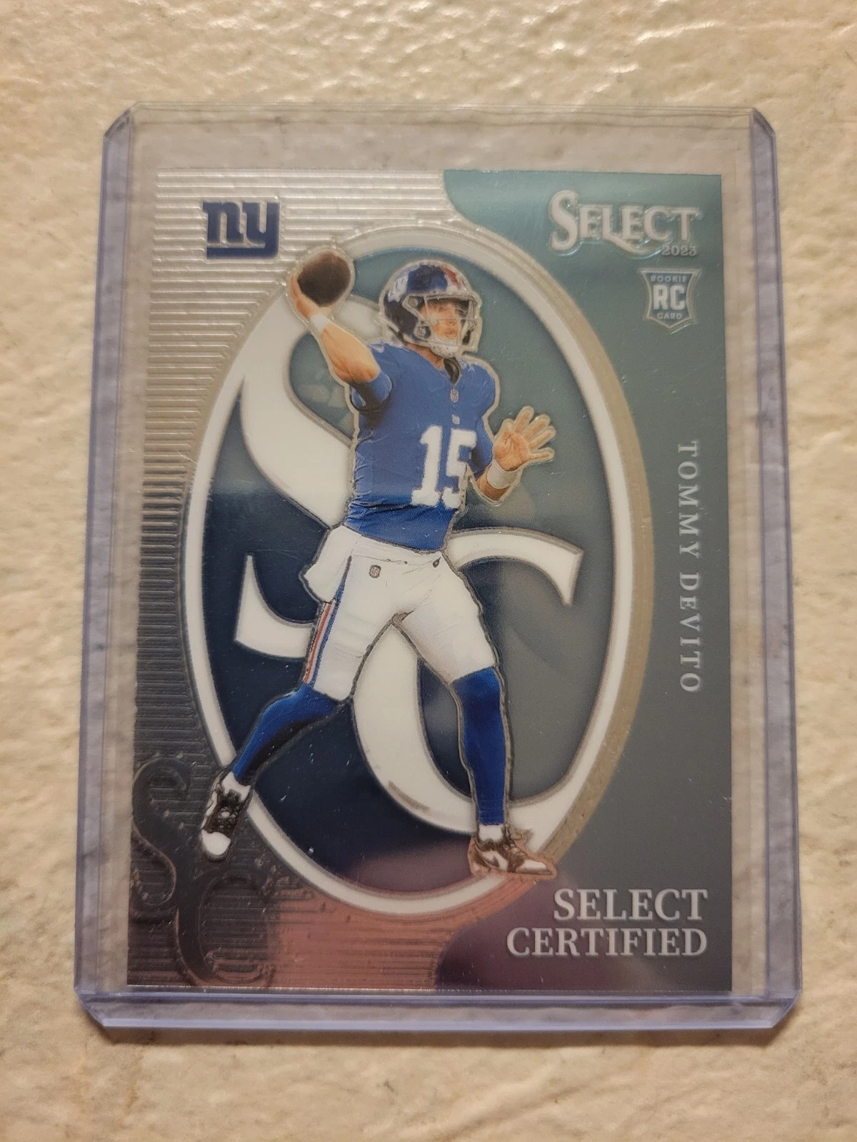 2023 Panini Select Select Certified Rookies #CRO-TDE Tommy DeVito RC