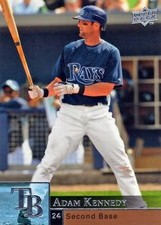 2009 Upper Deck #885 Adam Kennedy RAYS