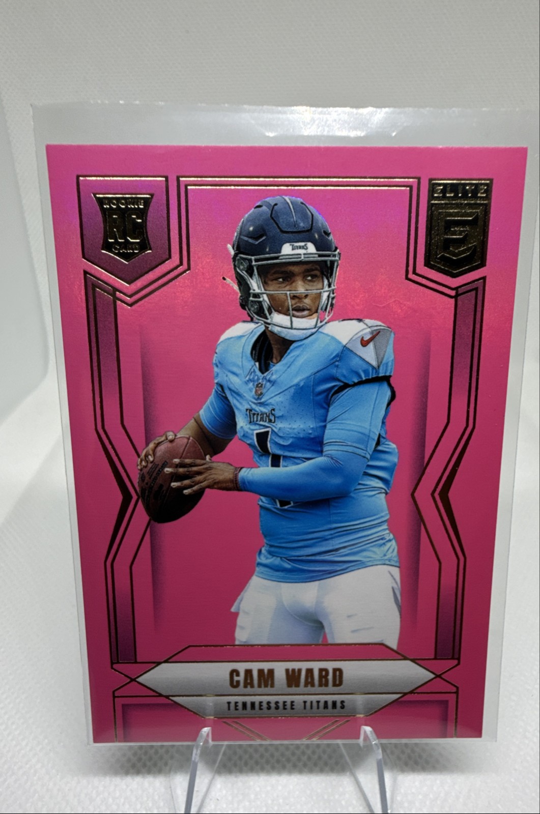 2025 Panini Donruss Elite - Rookies Cameron Ward #101 Pink Ink (RC)