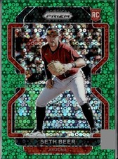 Seth Beer 2022 Panini Prizm #25 Green Donut Circles Prizm Diamondbacks RC