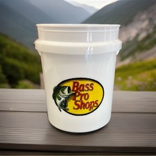 Mini Bass Pro Shops White Bucket