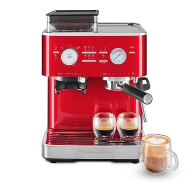 KitchenAid 5KES6551ECA Siebträgermaschine Semi Auto Espresso CANDY APPLE 