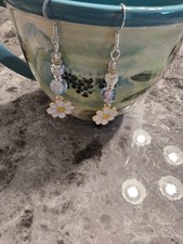 Daisy Dangle Drop Earrings, So Cute 