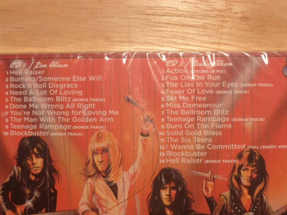 SWEET -Strung Up (Live+Studio)- 2-CD Digipak -NEU- RAR OOP restored  2016 +Bonus - Bild 3 von 4