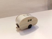 Wiking 54/5 Reiseanhänger mit Folie,  perlweiß