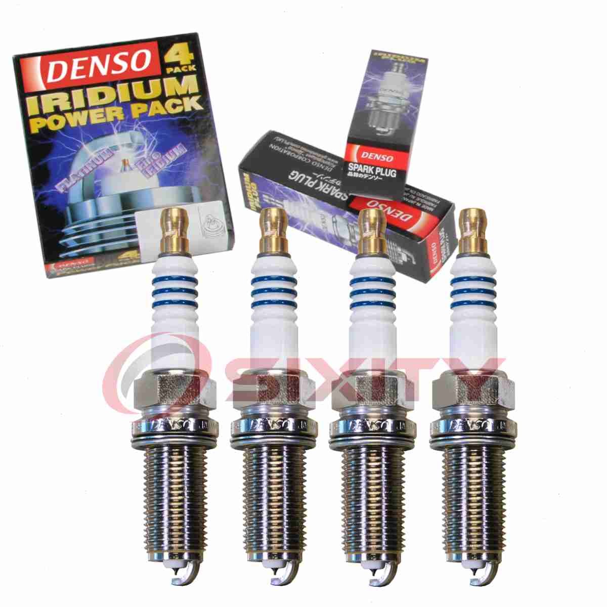 4 pc DENSO 5346 Iridium Power Spark Plugs for IKH24 4901 079 905 626 G 079 mf
