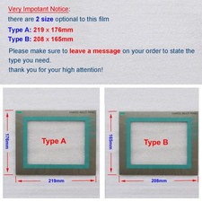 Front Overlay Film Fit for SIMATIC MULTIPANEL MP277 8'' TOUCH 6AV6643-5CB00-0EH1