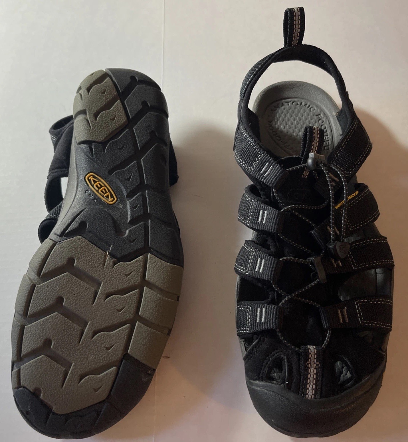 Sandali sportivi Keen Clearwater uomo 10 5 punta chiusa neri impermeabili CNX 1008660