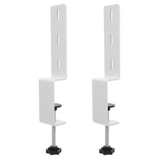  2pcs Pegboard Desk Clamp - Pegboard Mounting Bracket for Table Edge - 1-7cm