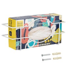 Single Wall Mount Glove Tissue Dispenser Wire Rack Disposable Gloves Napkin Box