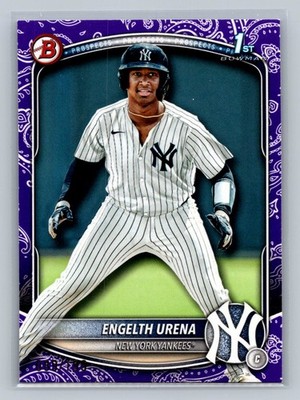 2025 Bowman #BP-16 Engelth Urena Prospects Purple Pattern #089/199