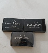 3 Versamark Watermark Stamp Pads 2 Used 1 Unopened All Three For One Price