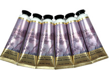 6 BATH BODY WORKS VANILLA EASE HAND CREAM TRAVEL SIZE SHEA BUTTER 1 FL OZ NEW