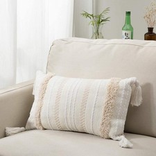 Boho Tassel Tufted Bohemian Pillowcase Cushion Cover Throw Pillow Pillow Shell