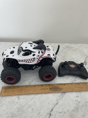 Spin Master RC Monster Mutt Dalmation RC Car Monster Jam 7 x5  TESTED w/Remote