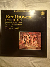 Beethoven Overtures LP George Szell Cleveland...