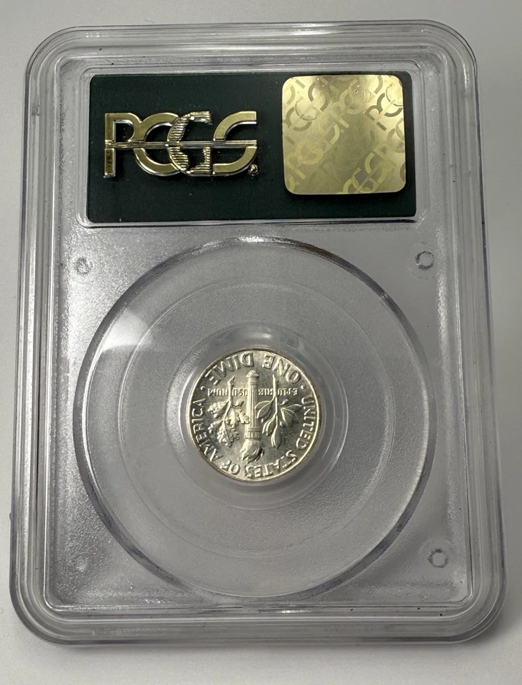 1961 Roosevelt Dime Sample PCGS MS65 OGH Slab Gen. 2.2 Scarce Slab! - Image 2 of 4