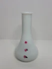 Vintage Hoosier Glass 4061 / 10 White Milk Glass Bud Vase 6 inches tall USA