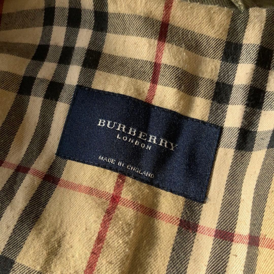 Burberry Field Jacket size 46 British cotton olive Vintage rare Men's From Japan thumbnail 20
