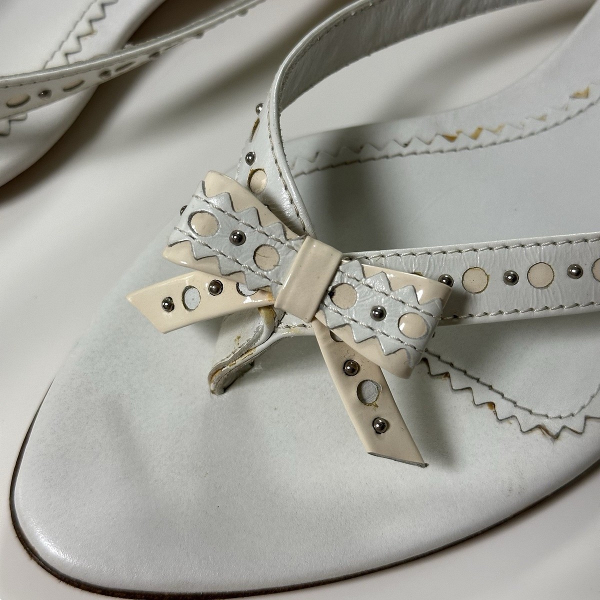CHRISTIAN DIOR Spring Summer 2004 D'Trick Leather Studded Flip