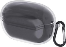 Geekria Silicone Case Cover for JBL Endurance Race Truly Wireless Earbuds, Clear