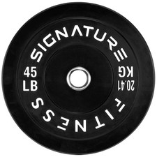 Olympic Rubber Barbell Bumper Plates for Strength Training and Weight Lifting
