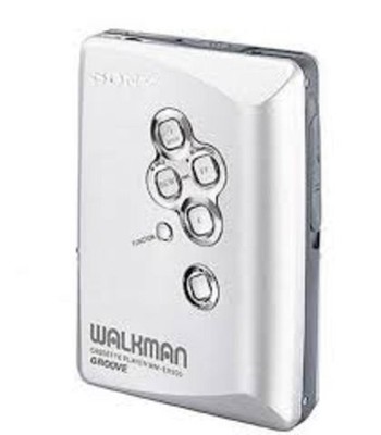 Vintage Sony Walkman Portable Stereo Cassette Player Silver (WM