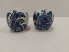 Vintage Delft Blue Hand-Painted Salt and Pepper Shakers From Holland — photo 1