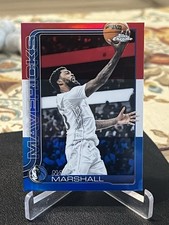 2025-26 Topps Chrome - Naji Marshall #28 Red White & Blue Refractor