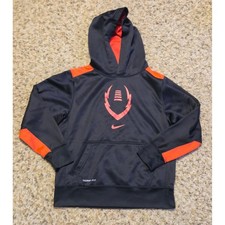 Nike Therma-FIT Pullover Hoodie Youth Size Medium Black Red