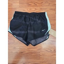 Nike Kids Dri-FIT Tempo Training Shorts Black Teal IM8119-082 Size Large NWT