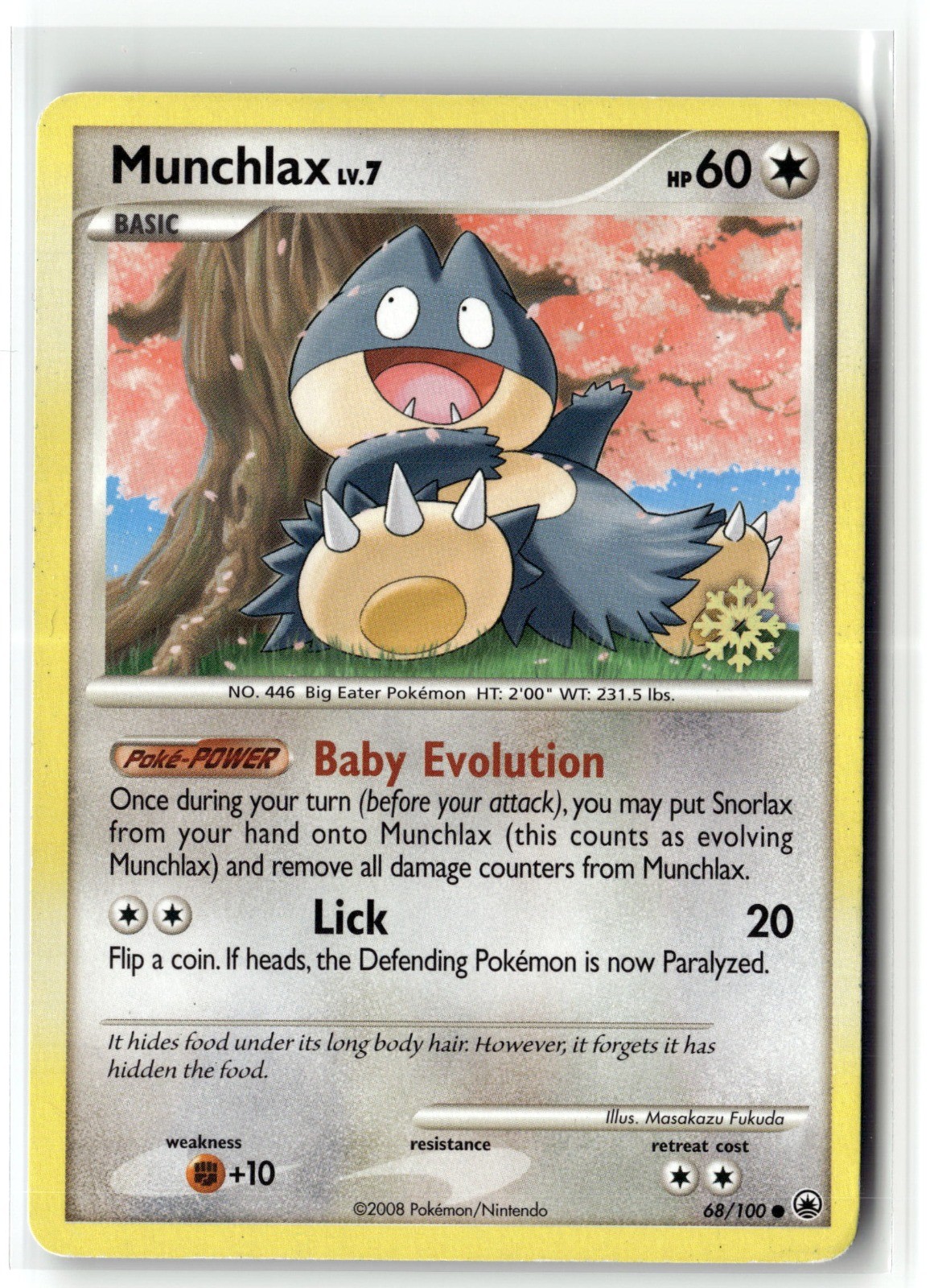 Munchlax 068/100 - Pokemon TCG Countdown Calendar Promos