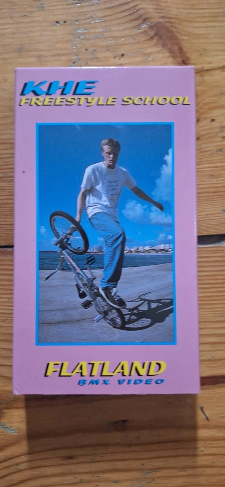 KHE Freestyle School – Flatland BMX Video VHS – Rare Vintage 90s BMX Tape