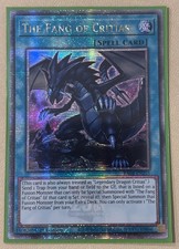 The Fang of Critias RA04-DE255 Quarter Century Secret Rare 1st Ed