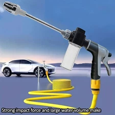 1 Pack High Pressure Garden Water Spray Gun Hose Nozzle Car Wash Tool - NEW