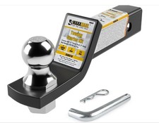 Maxxhaul 50547 Trailer Hitch Mount 2 Inch Ball And Pin - Fits 2 Inch Receiver 2