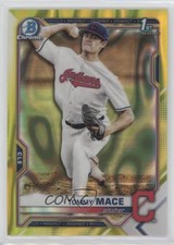 2021 Bowman Draft Chrome Yellow Lava Refractor 42/75 Tommy Mace #BDC-111 s3g