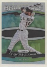 2020 Panini Prizm Brilliance Silver Prizm Charlie Blackmon #B-10 0a3