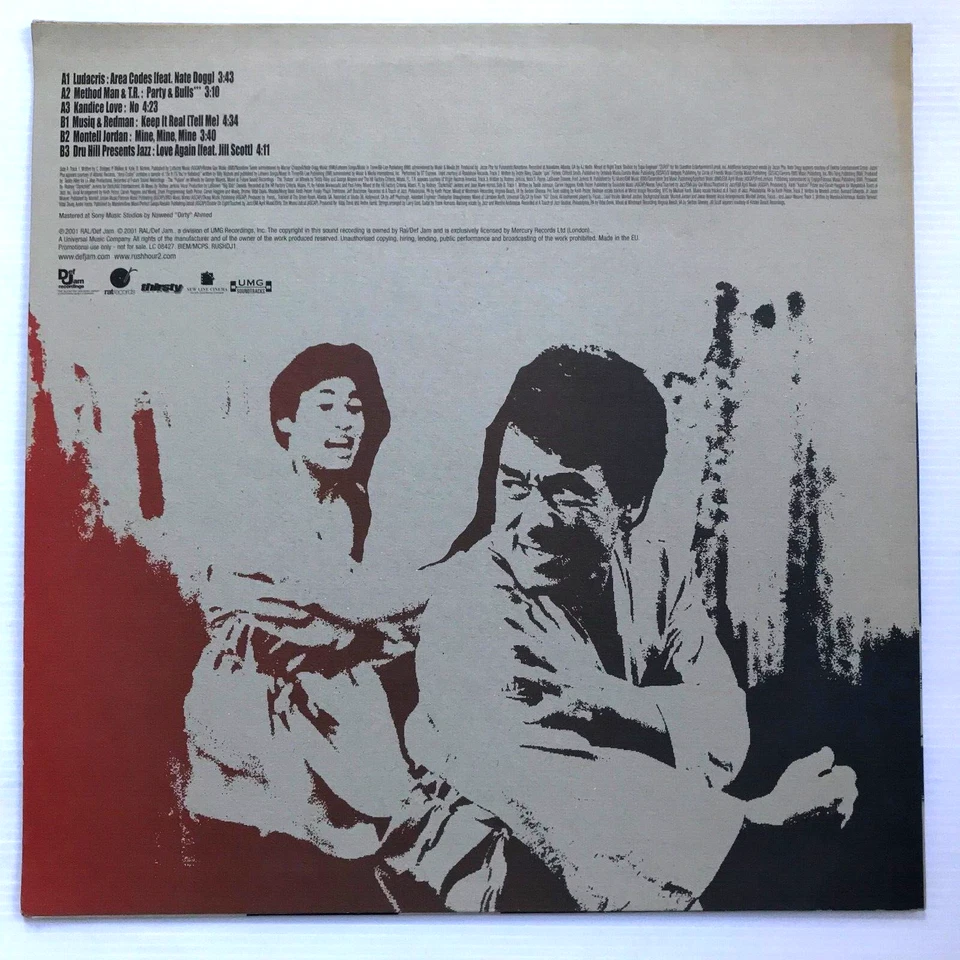 Rush Hour 2 Soundtrack - Vinyl Def Jam Sampler 2001 Method Man, Ludacris *DL - Image 2 of 4