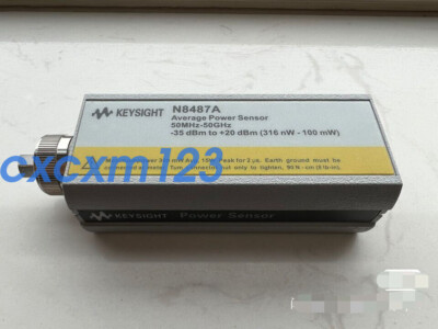 HP/ AGILENT/ Keysight N8487A Power Sensor, 50 MHz to 50 GHz, -35 dBm to +20 dBm