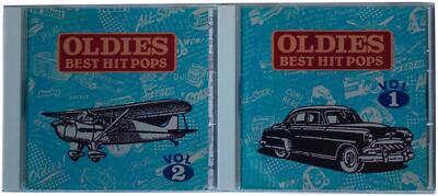 LOT Of 2 OLDIES BEST HIT POPS CDs Volumes 1 & 2 CTA Japanese Imports HP-4 HP-5
