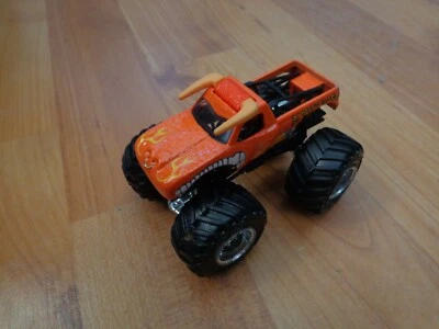 Hot Wheels Monster Jam 1/64 - El Toro Loco Orange Moulage sous Pression Truck - Photo 1/2